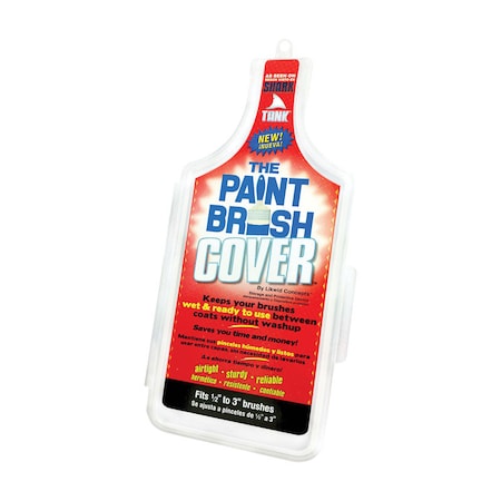 Likwid Concepts Likwid Concepts 3 in. W X 9.25 in. L Clear Plastic Paint Brush Cover PBC001